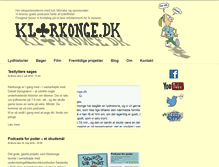 Tablet Screenshot of kloerkonge.dk